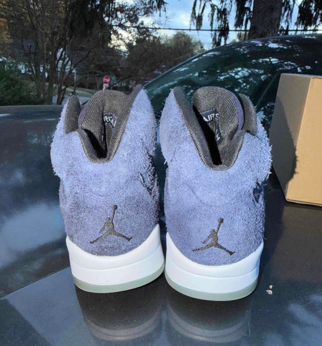 Midnight Navy 5s Size 8