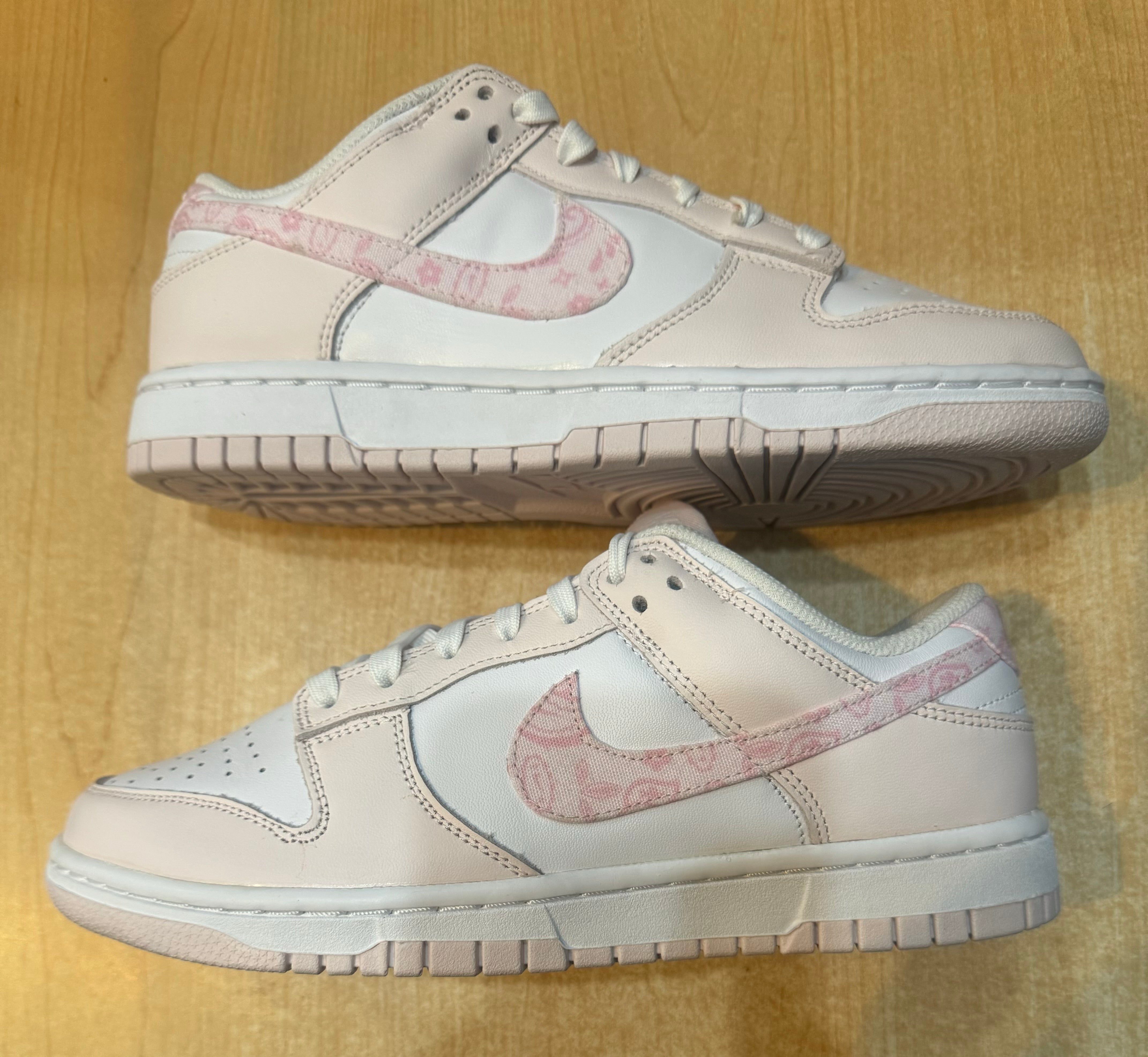 Brand New Nike Dunk Low Pink Paisley Size 7