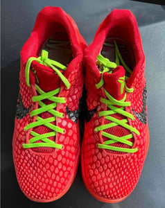Zoom Kobe 6 Reverse Grinch Size 4.5Y