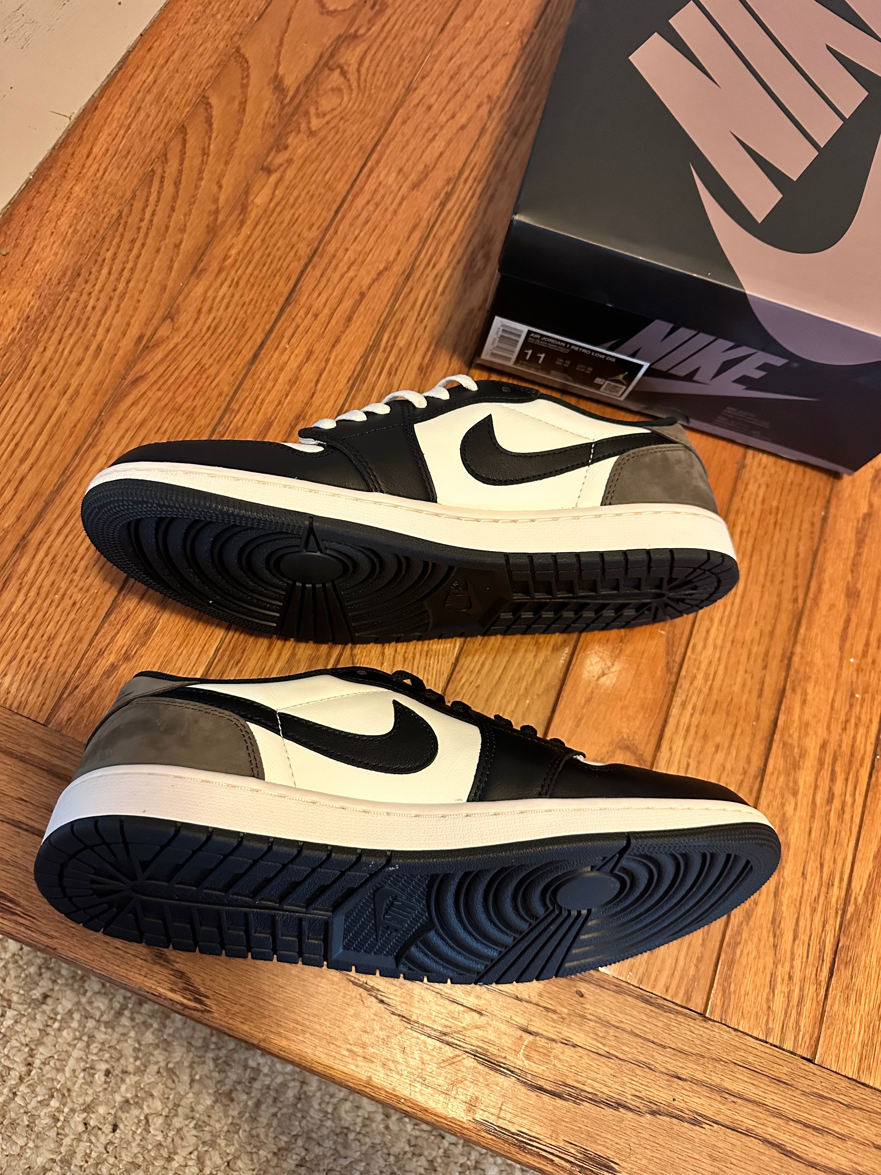 Brand new Mocha Low 1s size 11