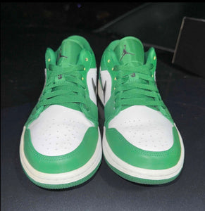 Pine Green Low 1s Size 8
