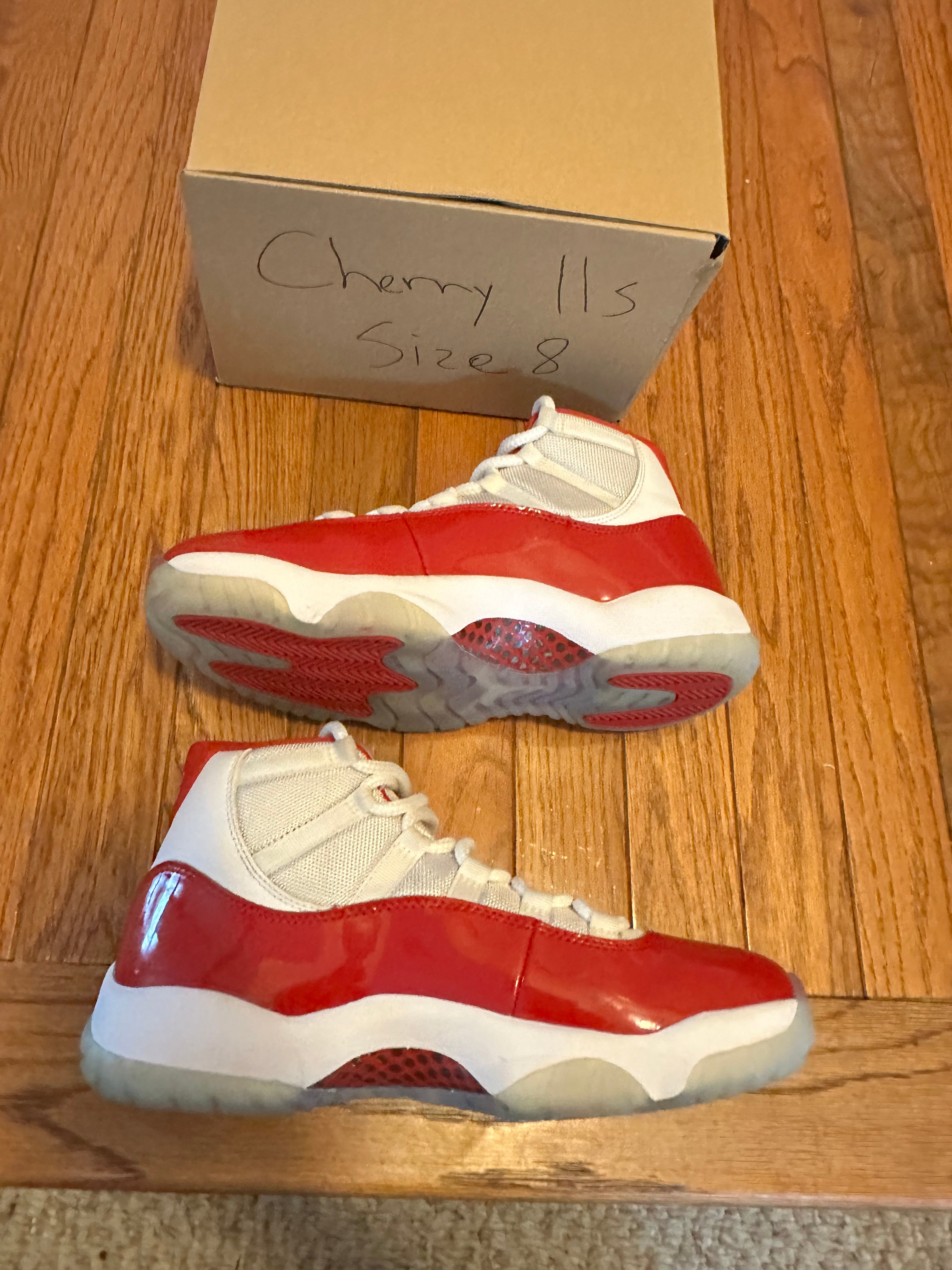 Cherry 11s size 8