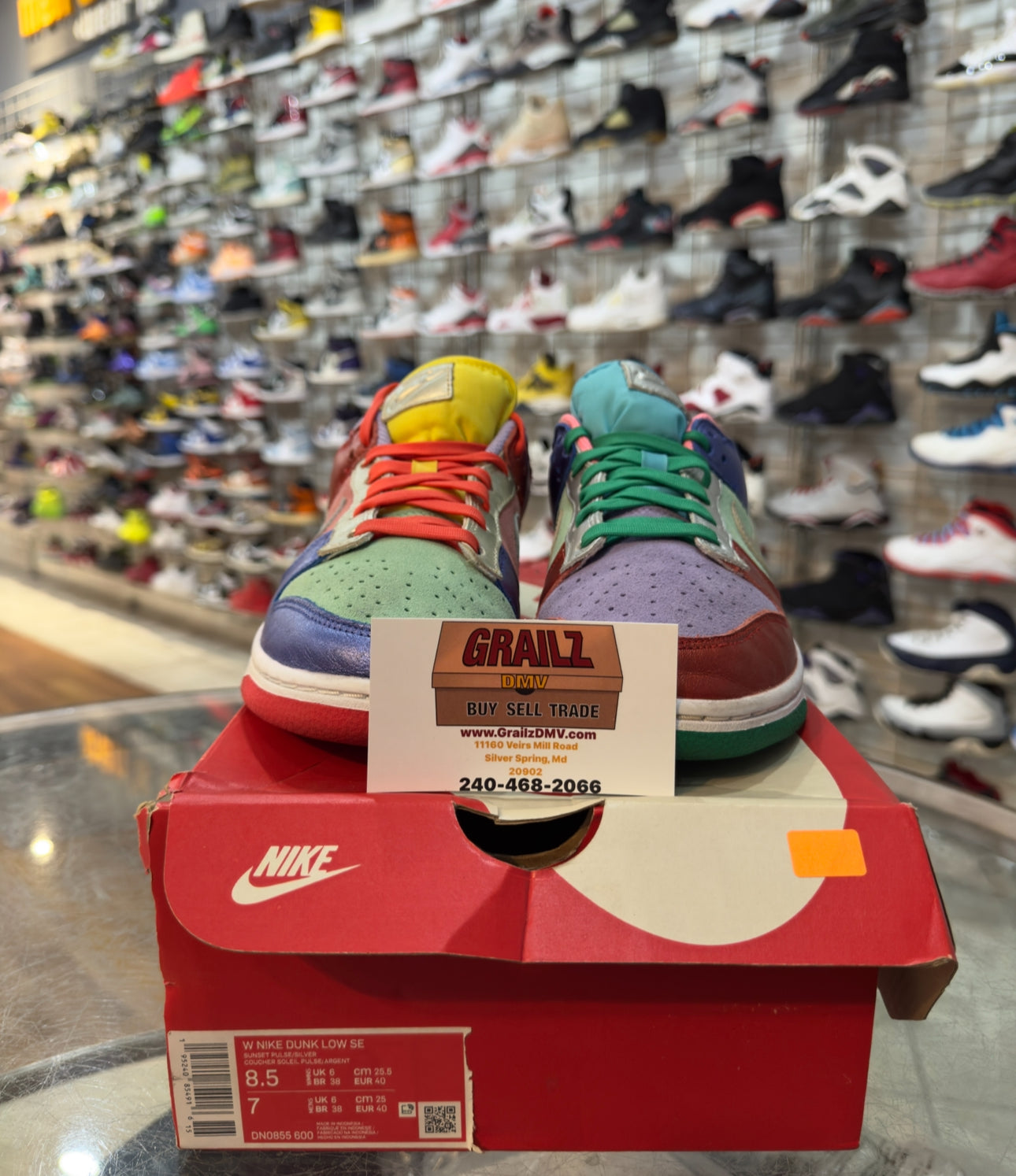 Nike Dunk Low Sunset Pulse Size 7