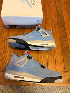 University Blue 4s size 11