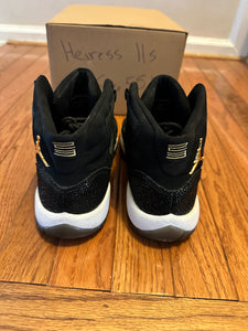 Heiress Black Stingray 11s size 5.5
