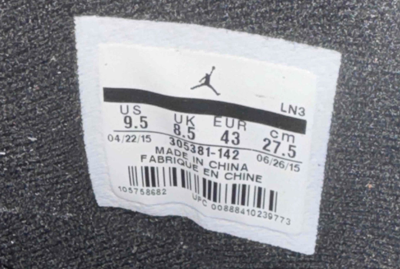 Three-Peat 8s Size 9.5