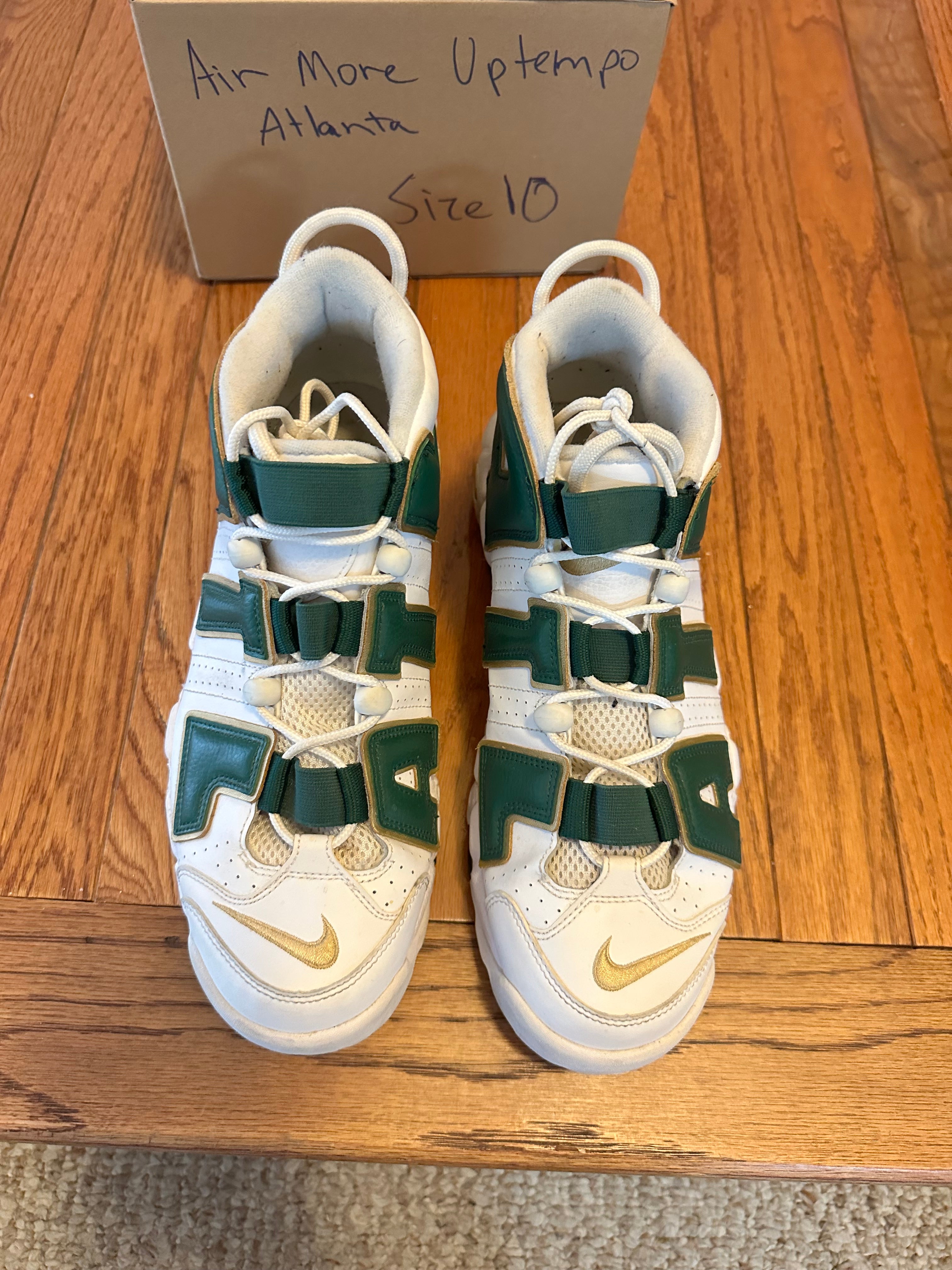Atlanta Nike Air More Uptempo size 10
