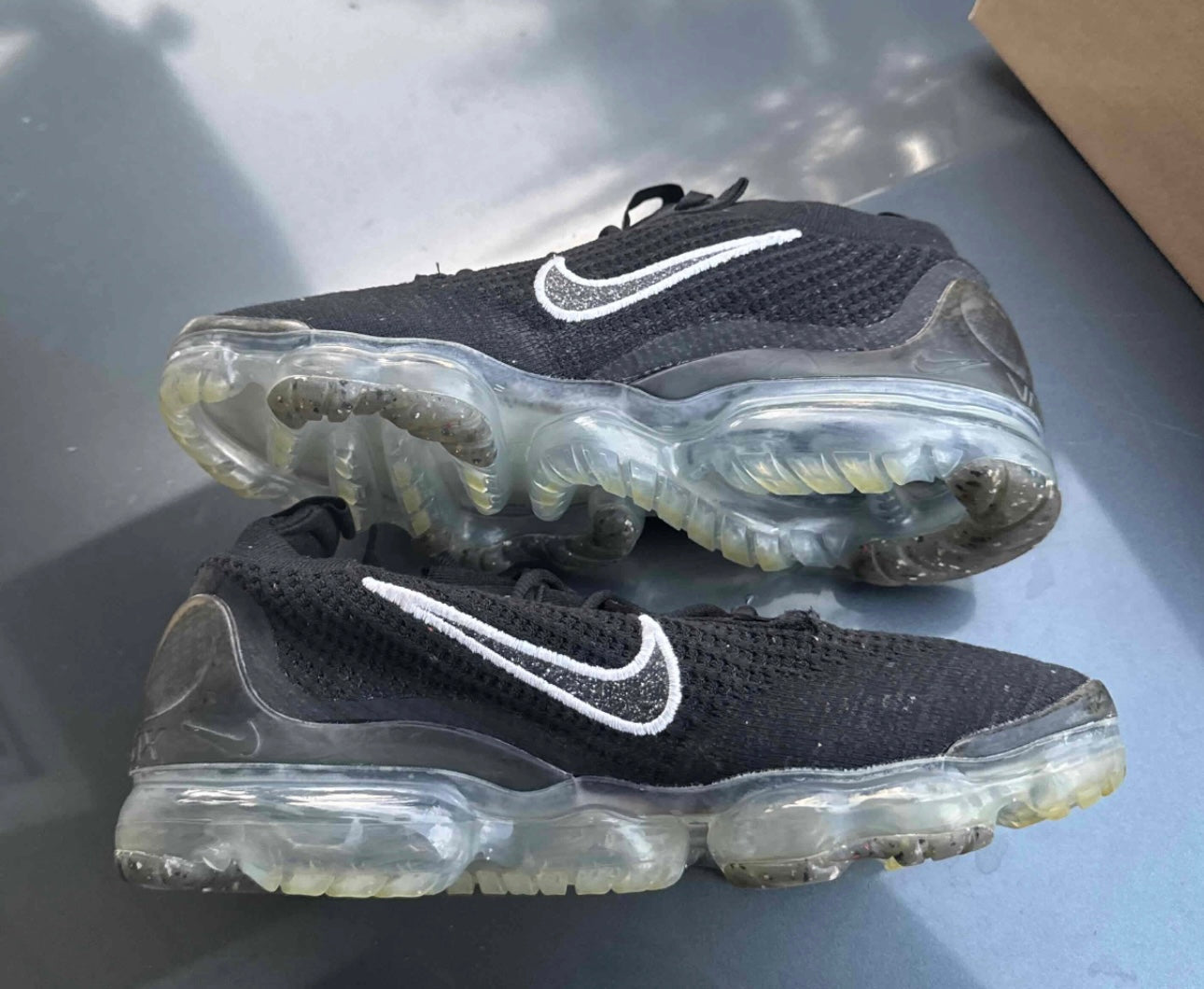 Air Vapormax Flyknit Black Speckled Size 8
