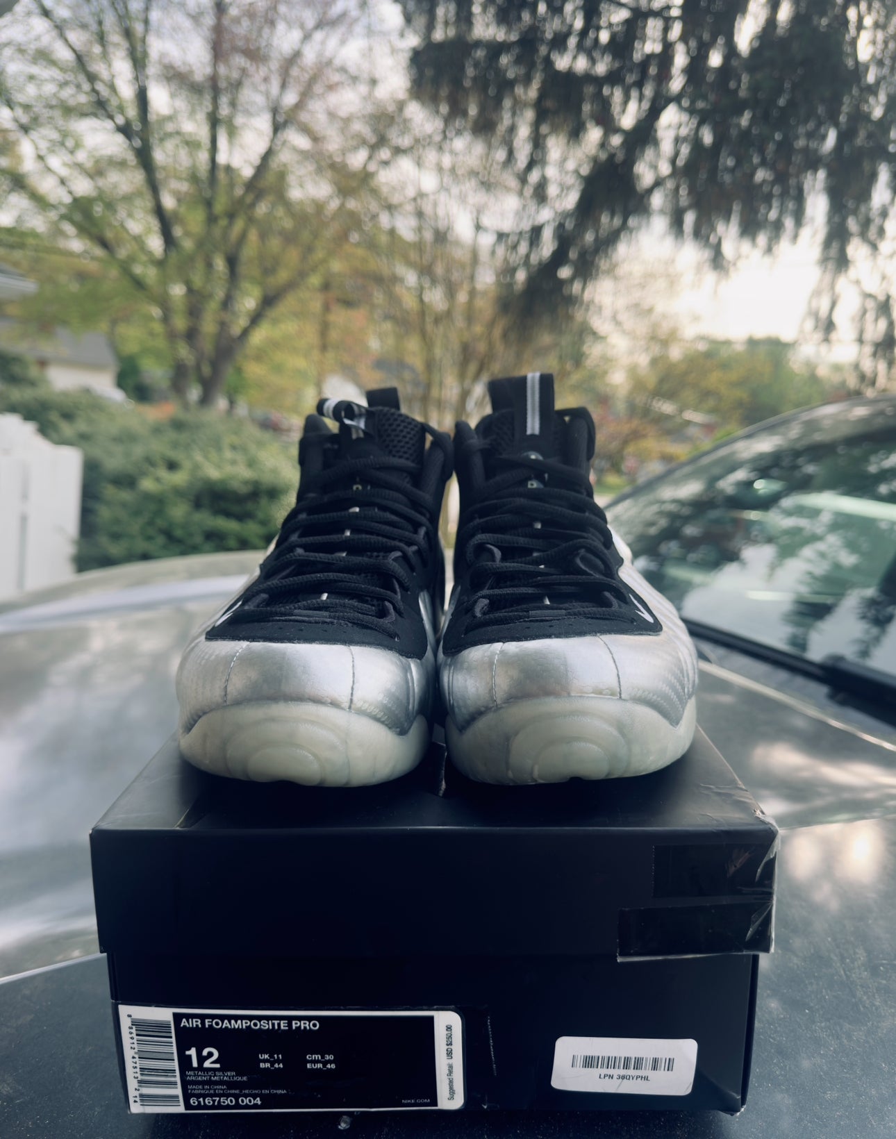 Brand New Silver Surfer Foams Size 12