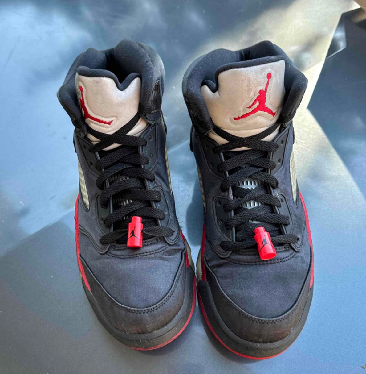 Satin Bred 5s Size 8.5