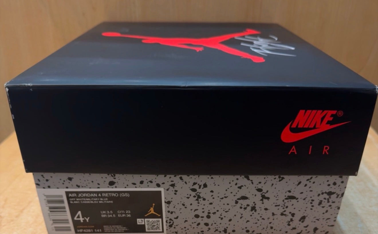 Brand New Military Blue 4s Size 4Y