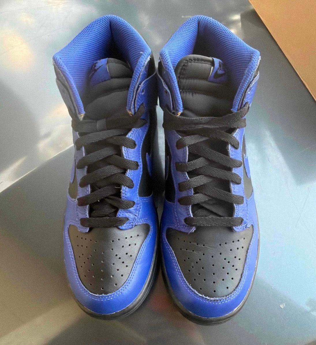 Dunk High Black Old Royal Size 8