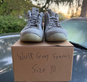 Wolf Grey Foams Size 10