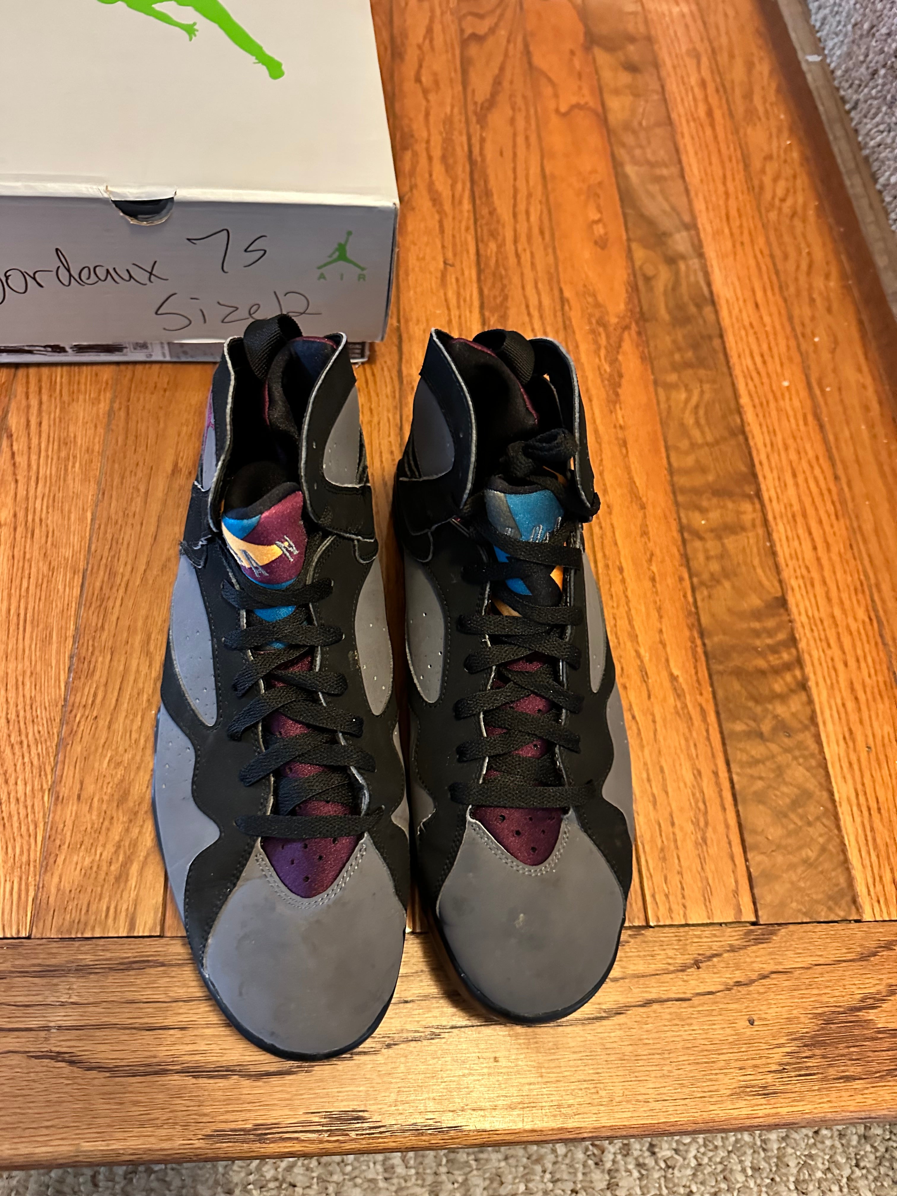 Bordeaux 7s size 12