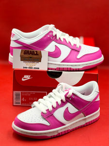 Brand New Nike Dunk Low Pink Laser Fuchsia Size 4Y