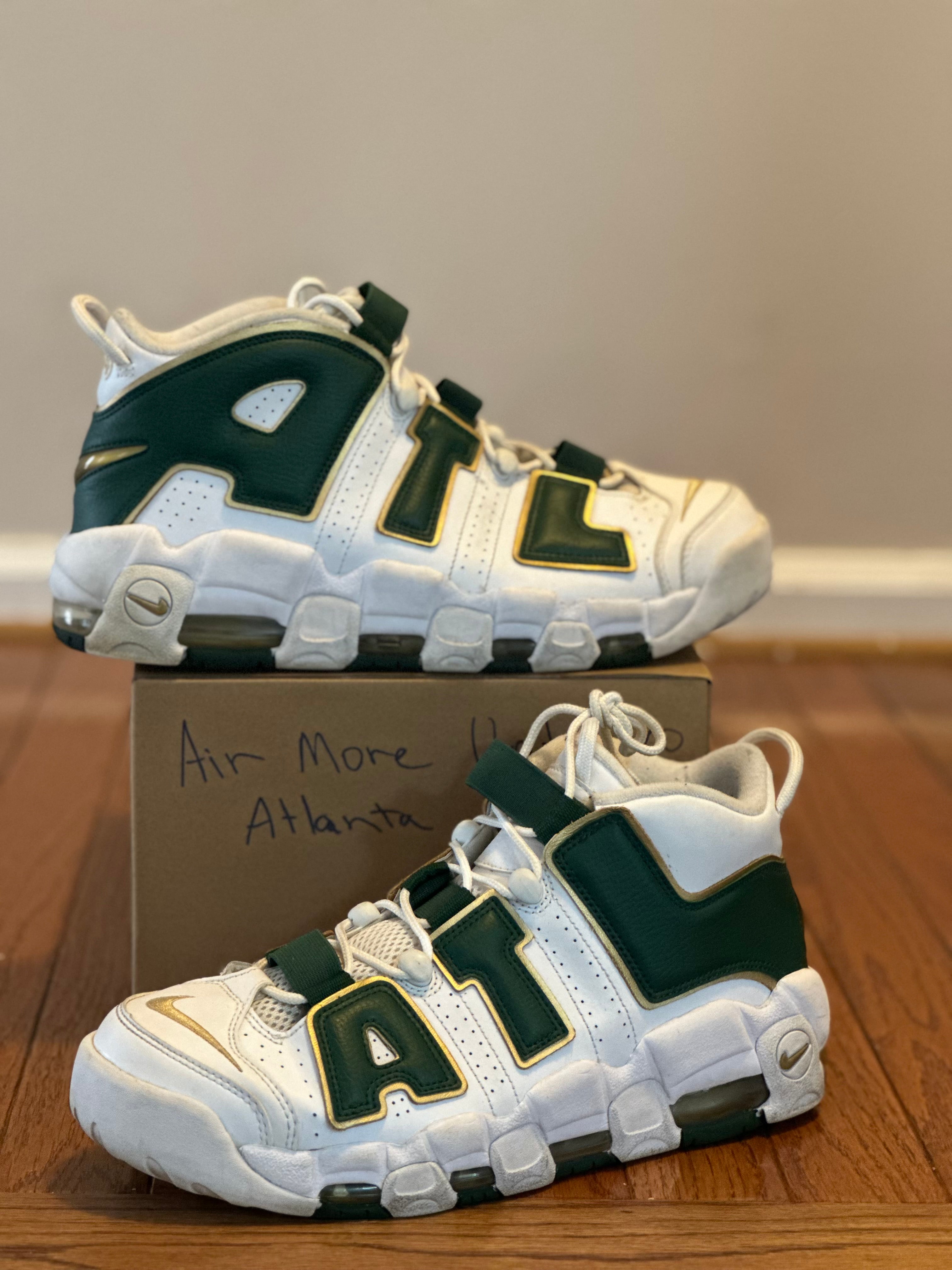 Atlanta Nike Air More Uptempo size 10