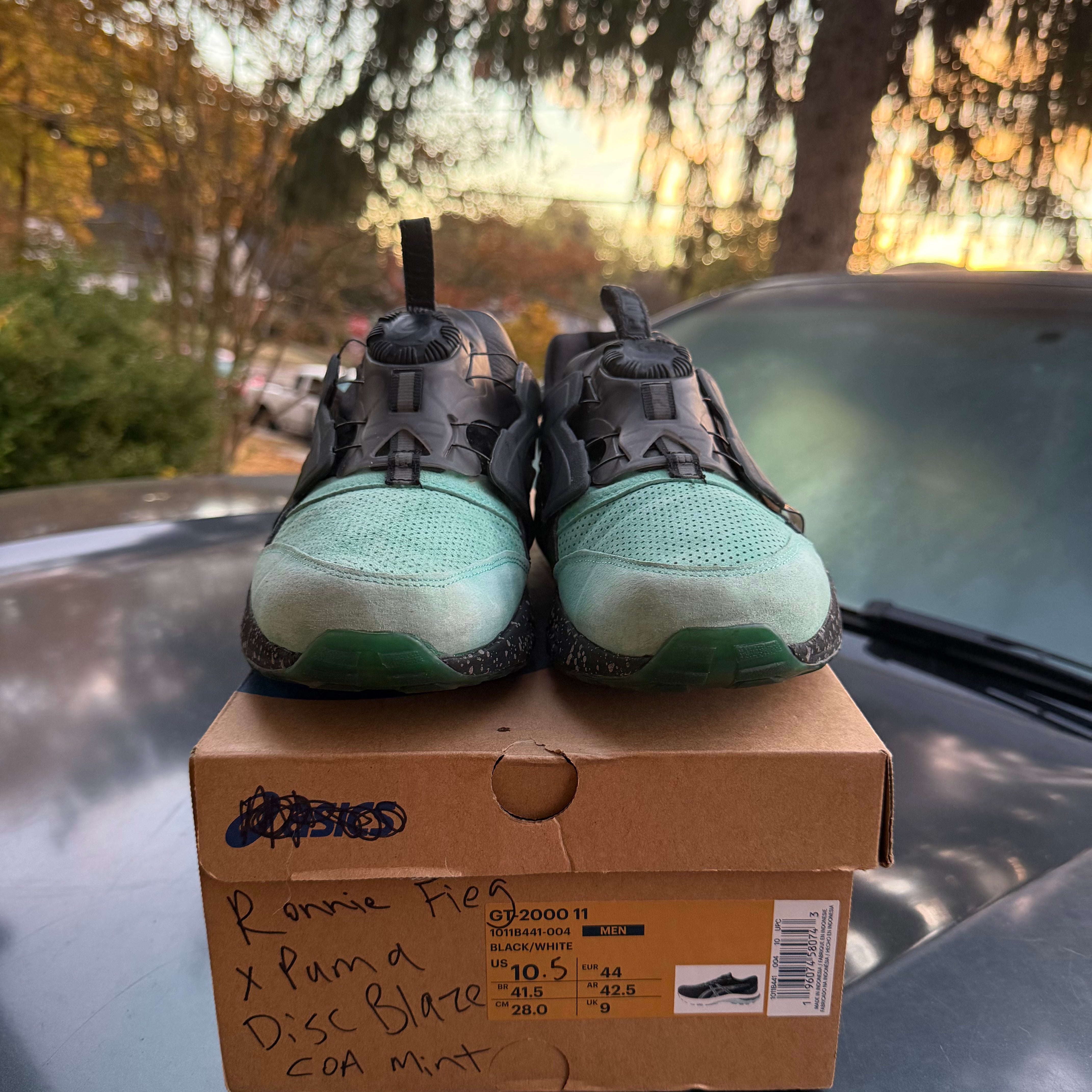 Ronnie Fieg X PUMA Disc Blaze COA Mint Size 10.5