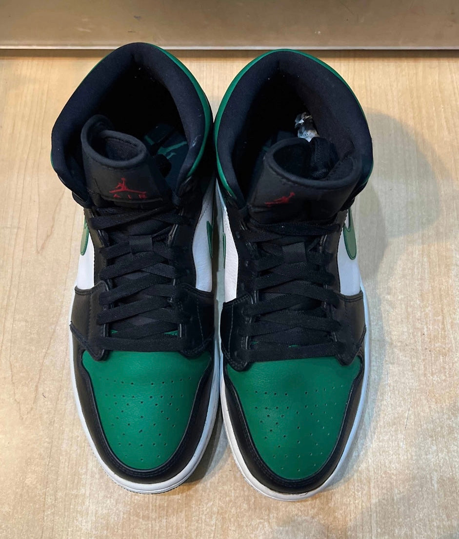 Pine Green Mid 1s Size 10.5