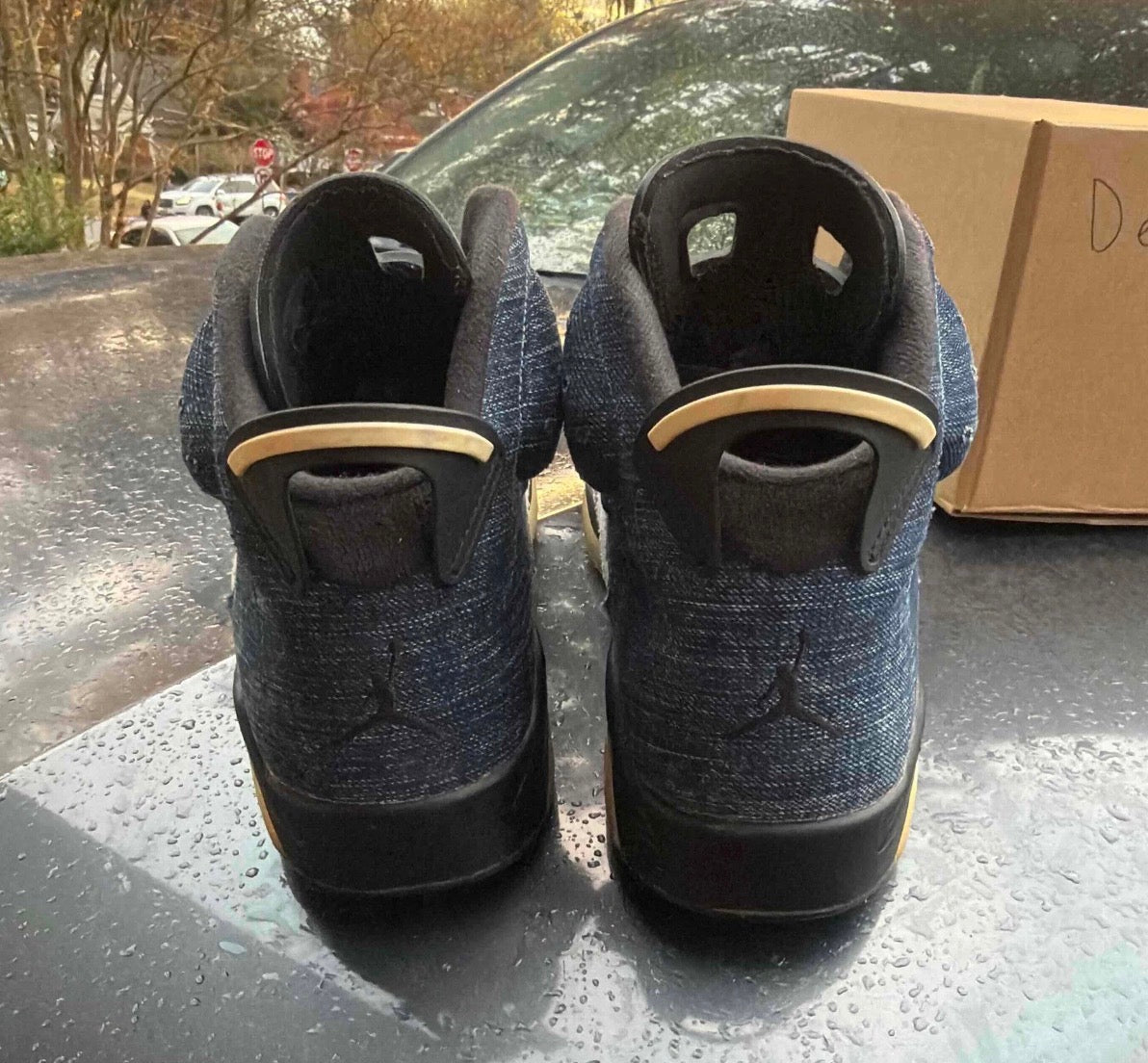 Washed Denim 6s Size 11.5