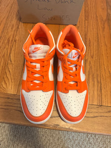 Syracuse Nike Dunk Low size 10.5