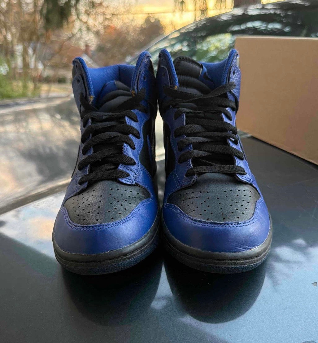Dunk High Black Old Royal Size 8