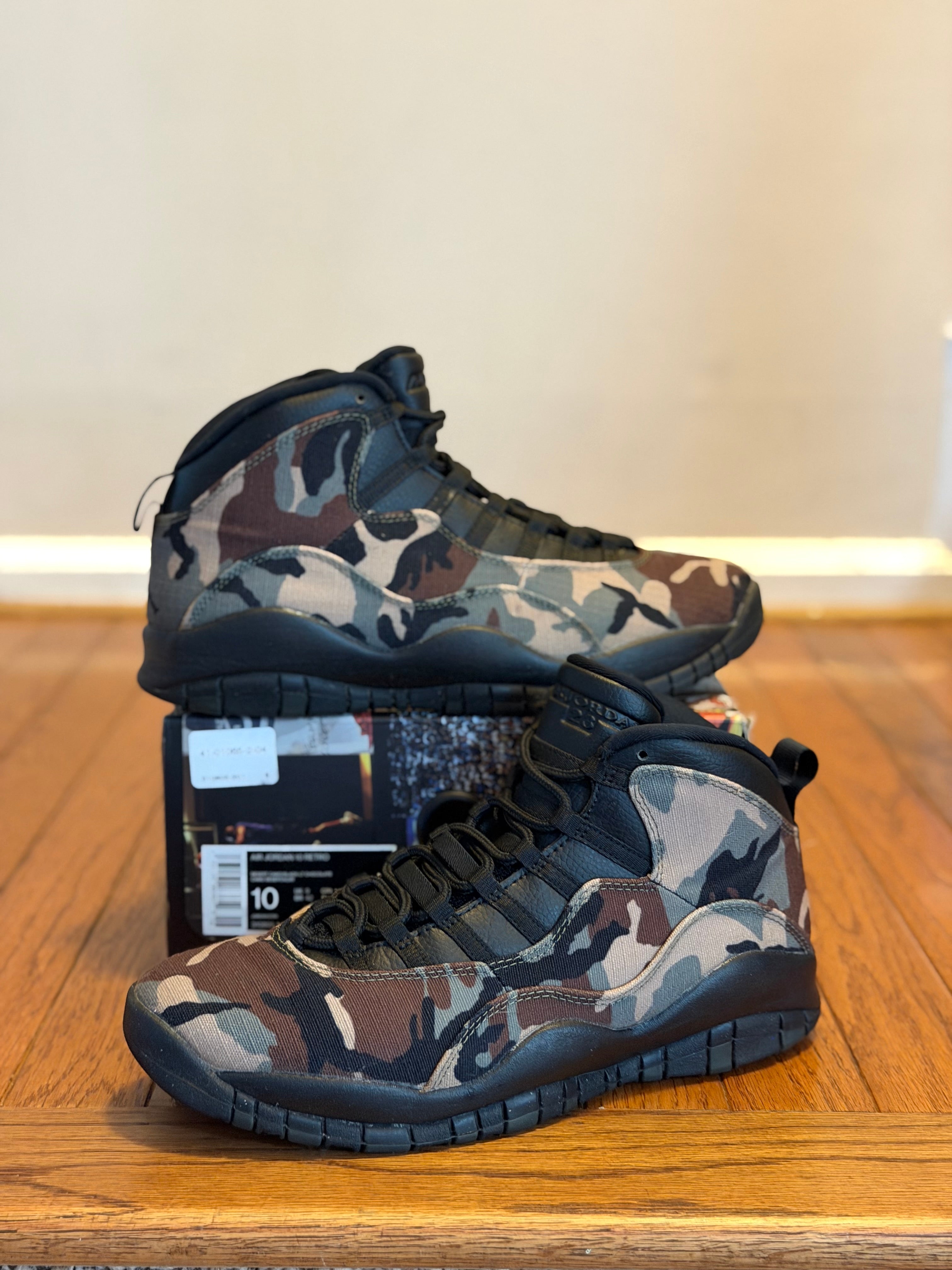 Woodland Camo 10s size 10