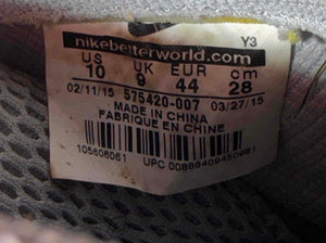 Wolf Grey Foams Size 10
