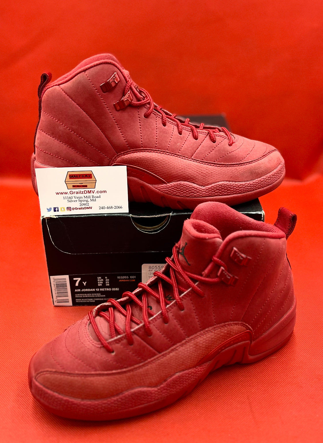 Gym Red 12 Size 7y