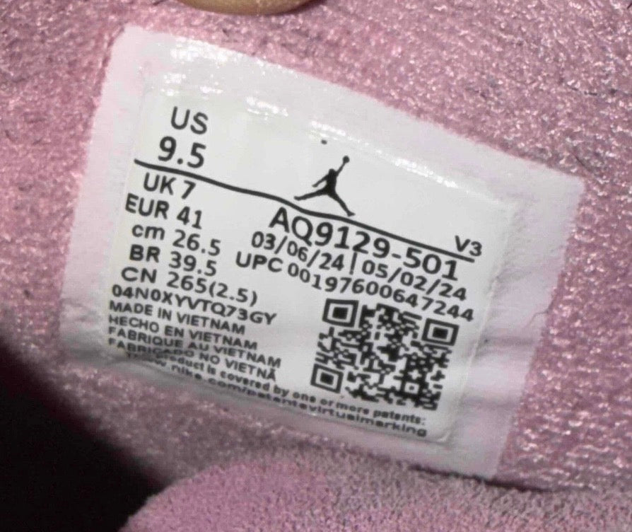 Pink Orchid 4s Size 8