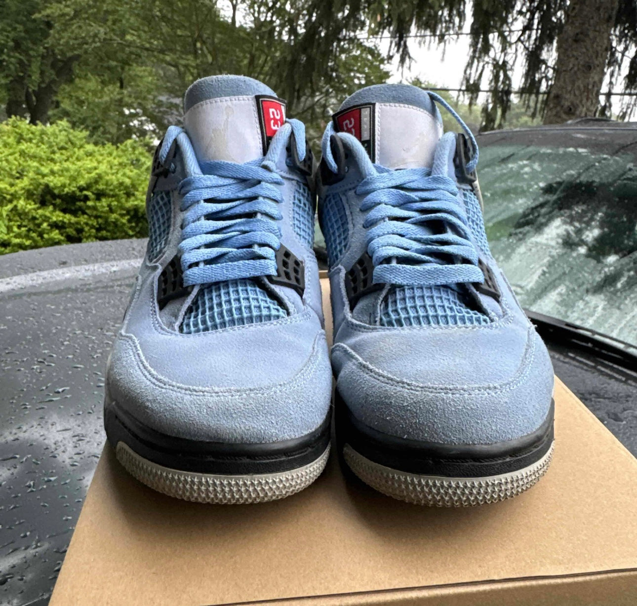 University Blue 4s Size 7.5