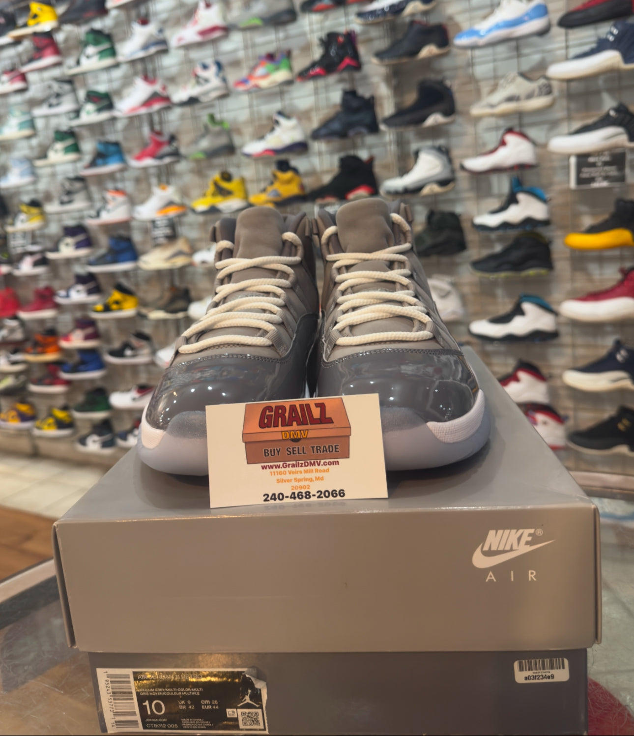 Cool Grey 11s Size 10