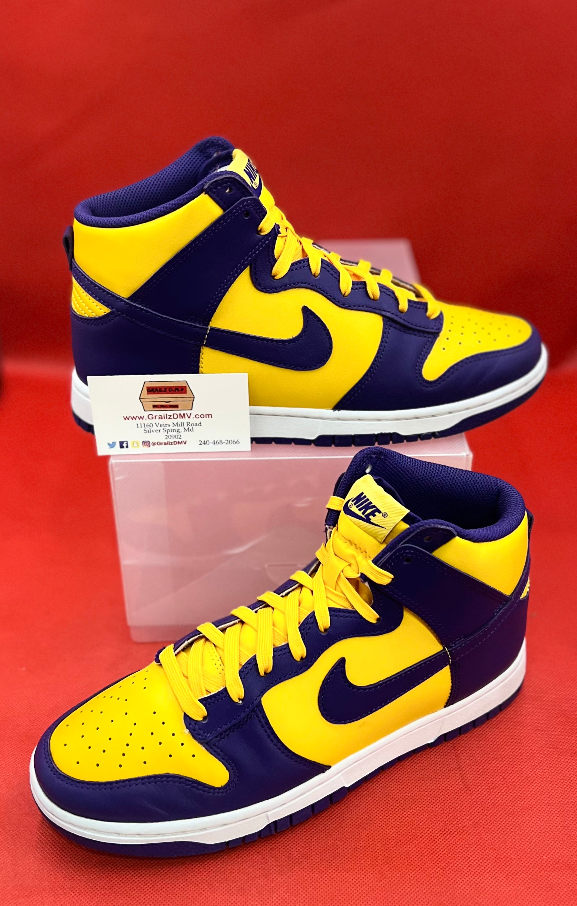 Dunk High Lakers Size 9.5
