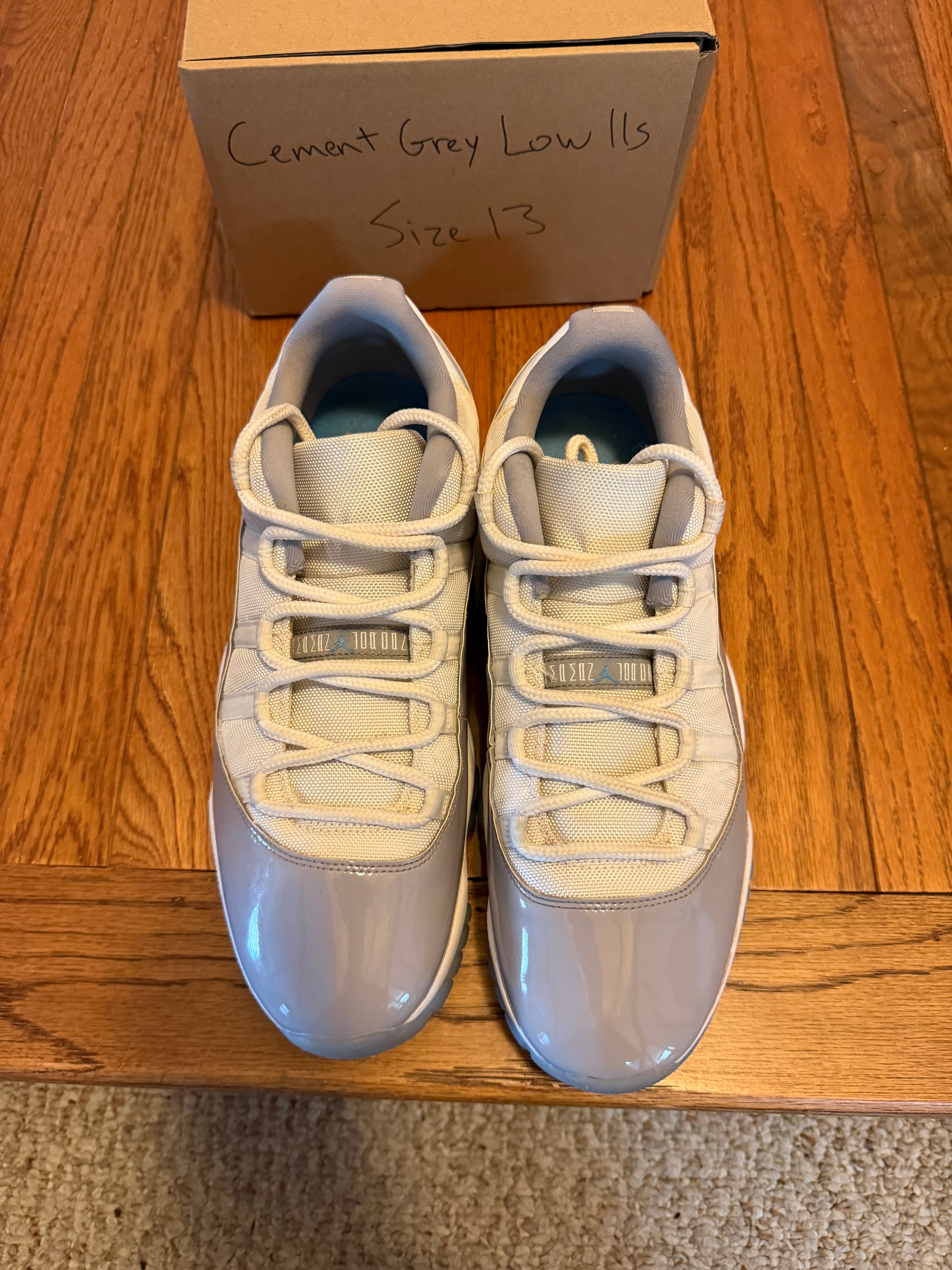 Cement Grey Low 11s size 13