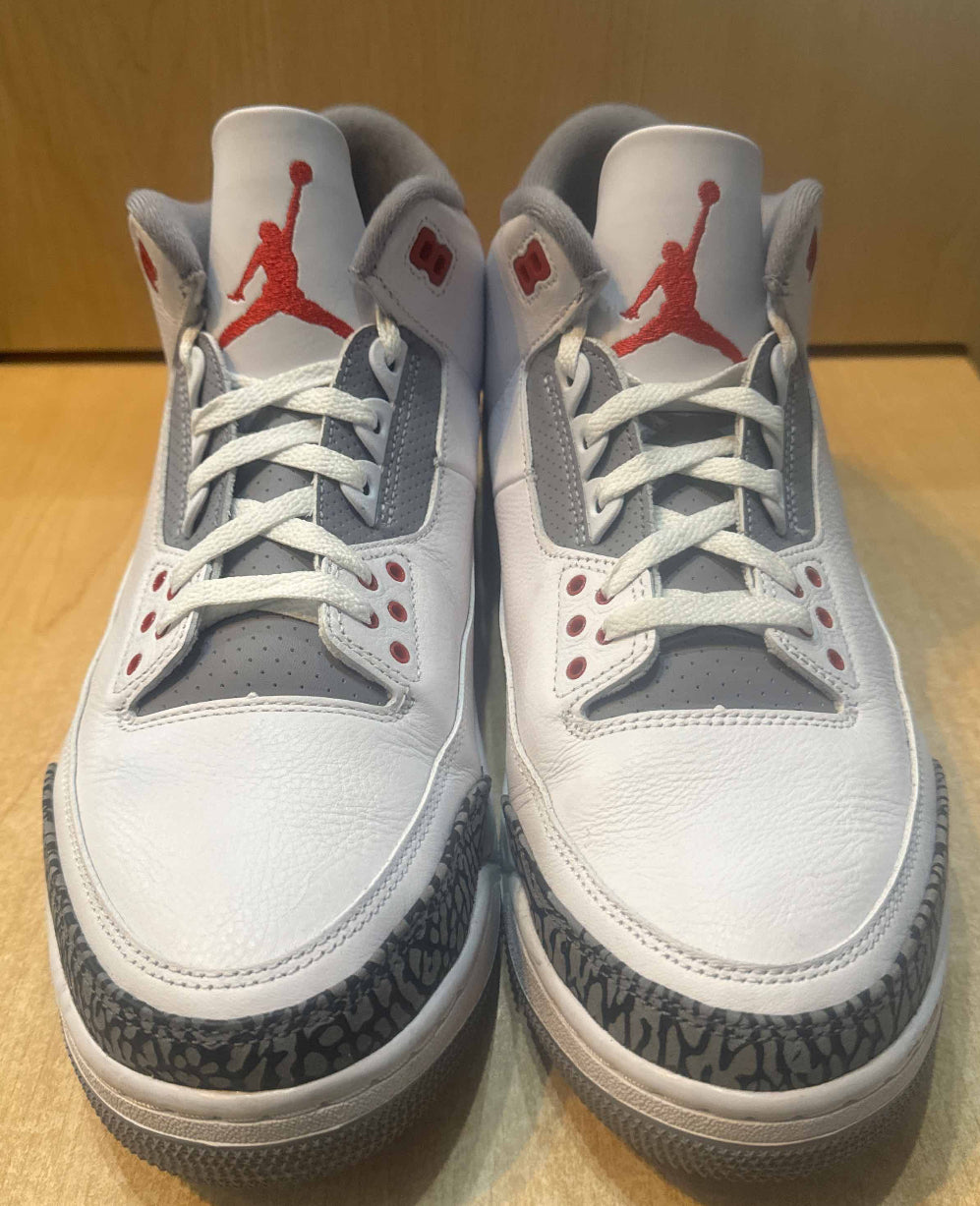 Fire Red 3s Size 13