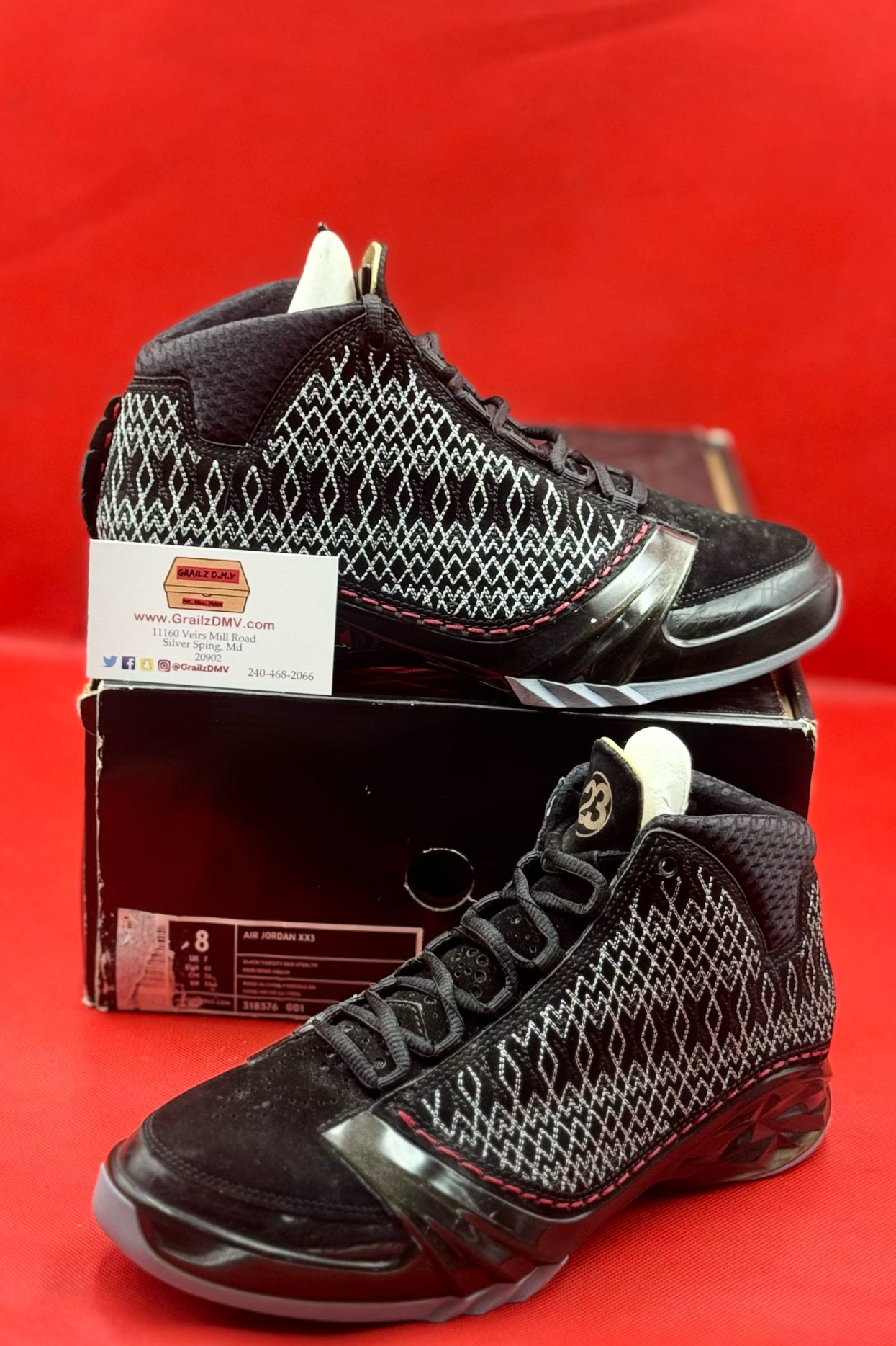 Brand New Black Stealth 23s Size 8