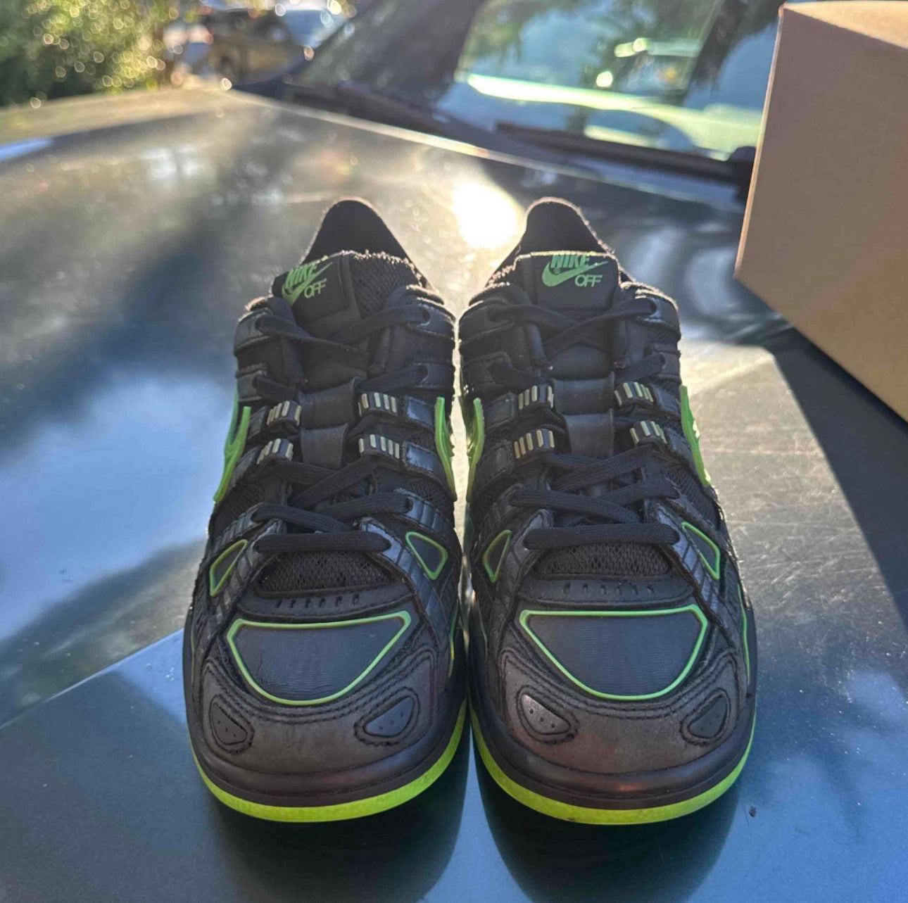 OFF-White X Air Rubber Dunk Green Strike Size 5