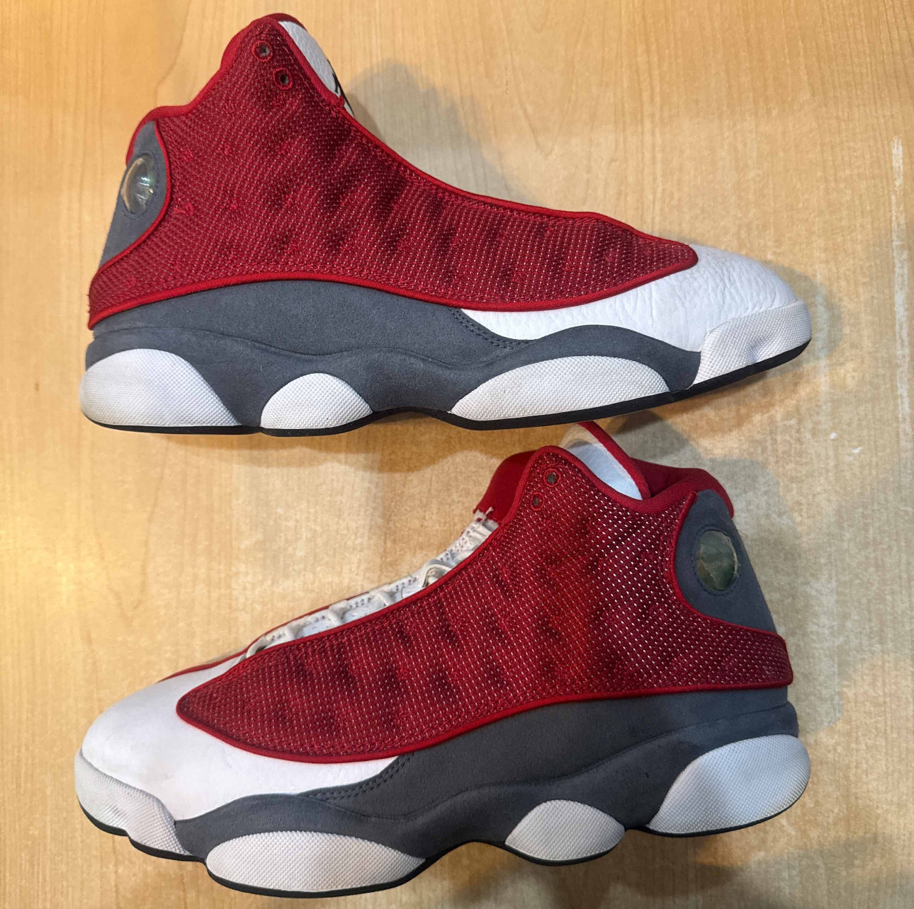 Red Flint 13s Size 10