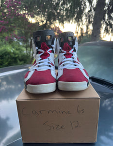 Carmine 6s Size 12