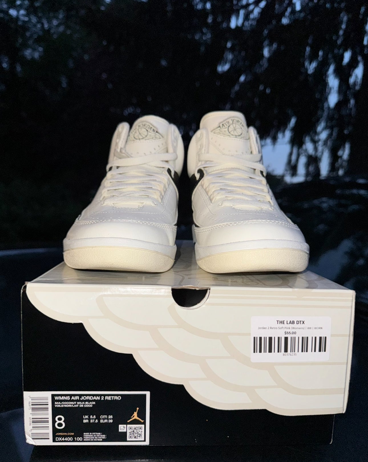 Sail Black 2s Size 6.5