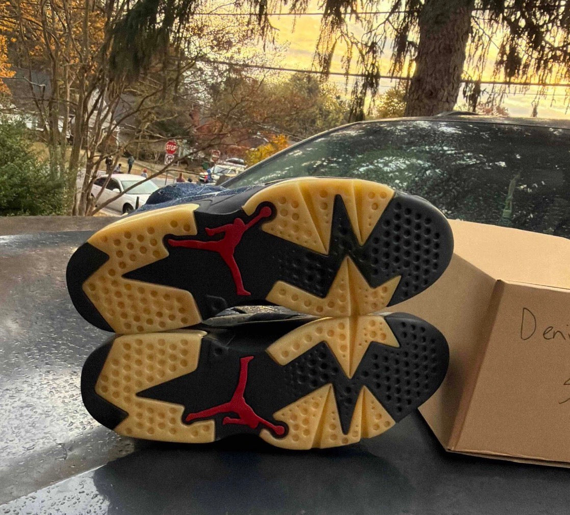 Washed Denim 6s Size 11.5