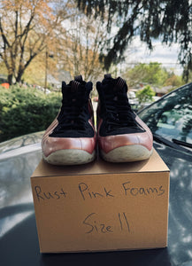 Rust Pink Foams Size 11
