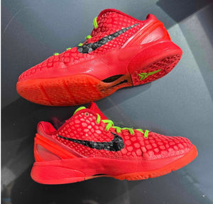 Zoom Kobe 6 Reverse Grinch Size 4.5Y