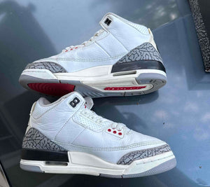 White Cement Reimagined 3s Size 5.5Y