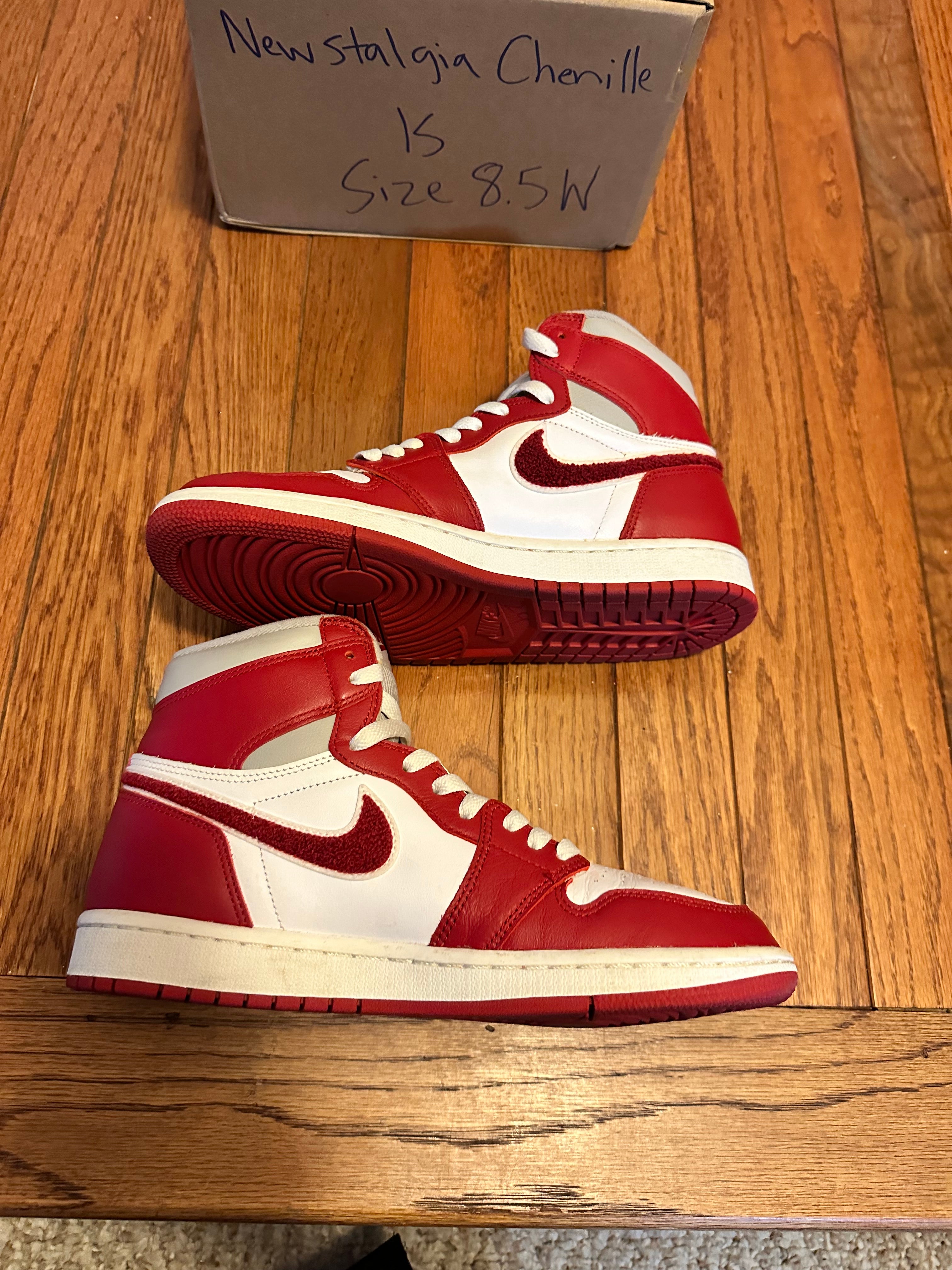 Varsity Red 1s size 7
