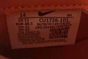 Nike Dunk Low Syracuse Size 14
