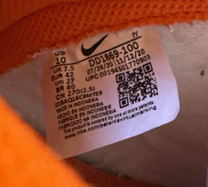Dunk High Syracuse Size 8.5