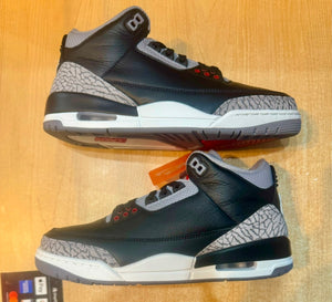 Brand New Black Cement 3s Size 8.5