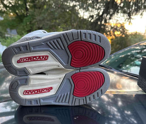 White Cement Reimagined 3s Size 5.5Y