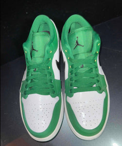 Pine Green Low 1s Size 8