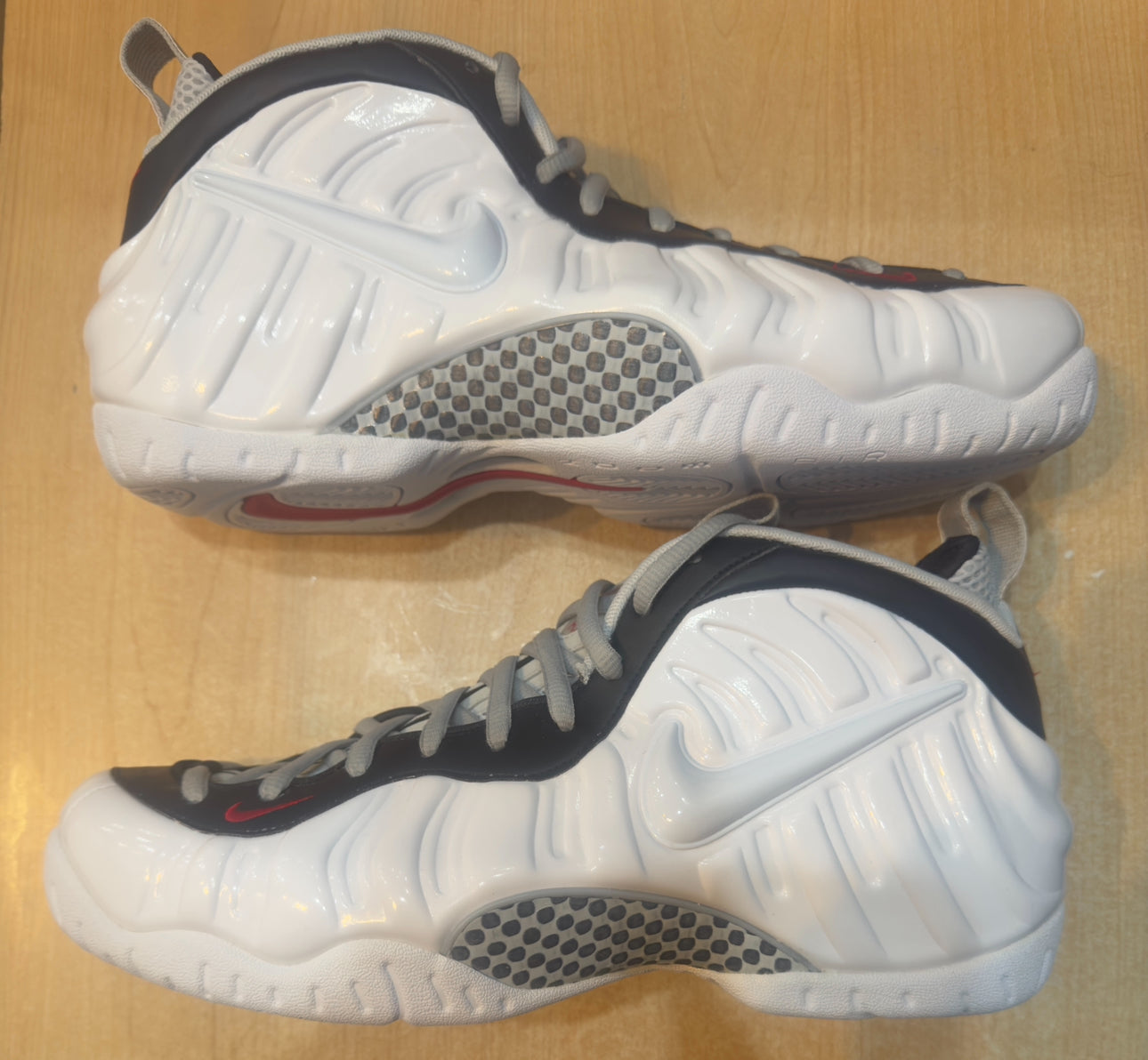 Brand New Chrome White Foams Size 12